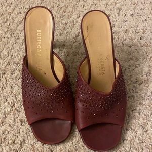 Bottega Veneta slide/mule heels